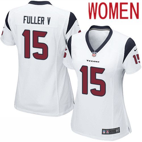 Women Houston Texans 15 Will Fuller V White Nike Player Game NFL Jersey